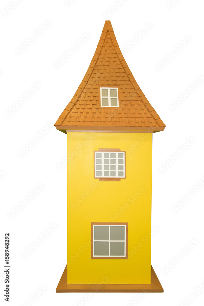 Model House, Dollhouse isolated.