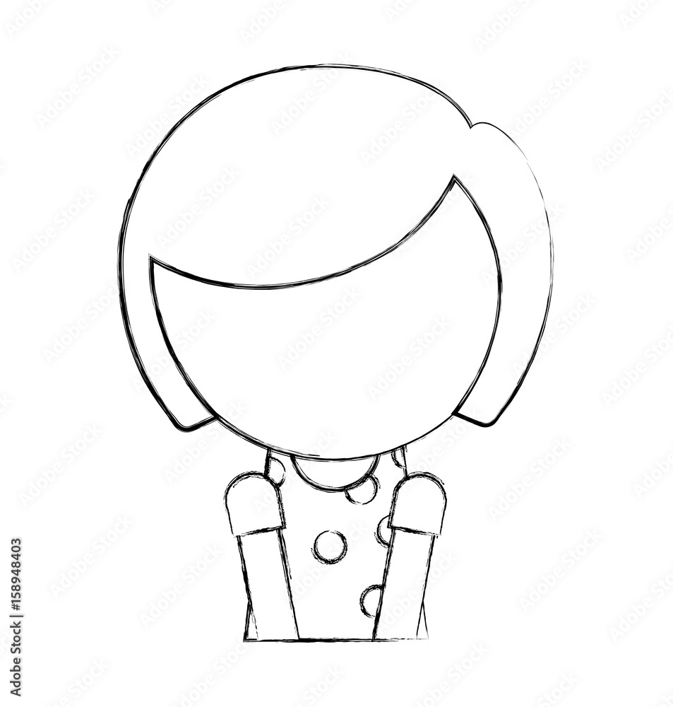 Little Girl Body Drawing