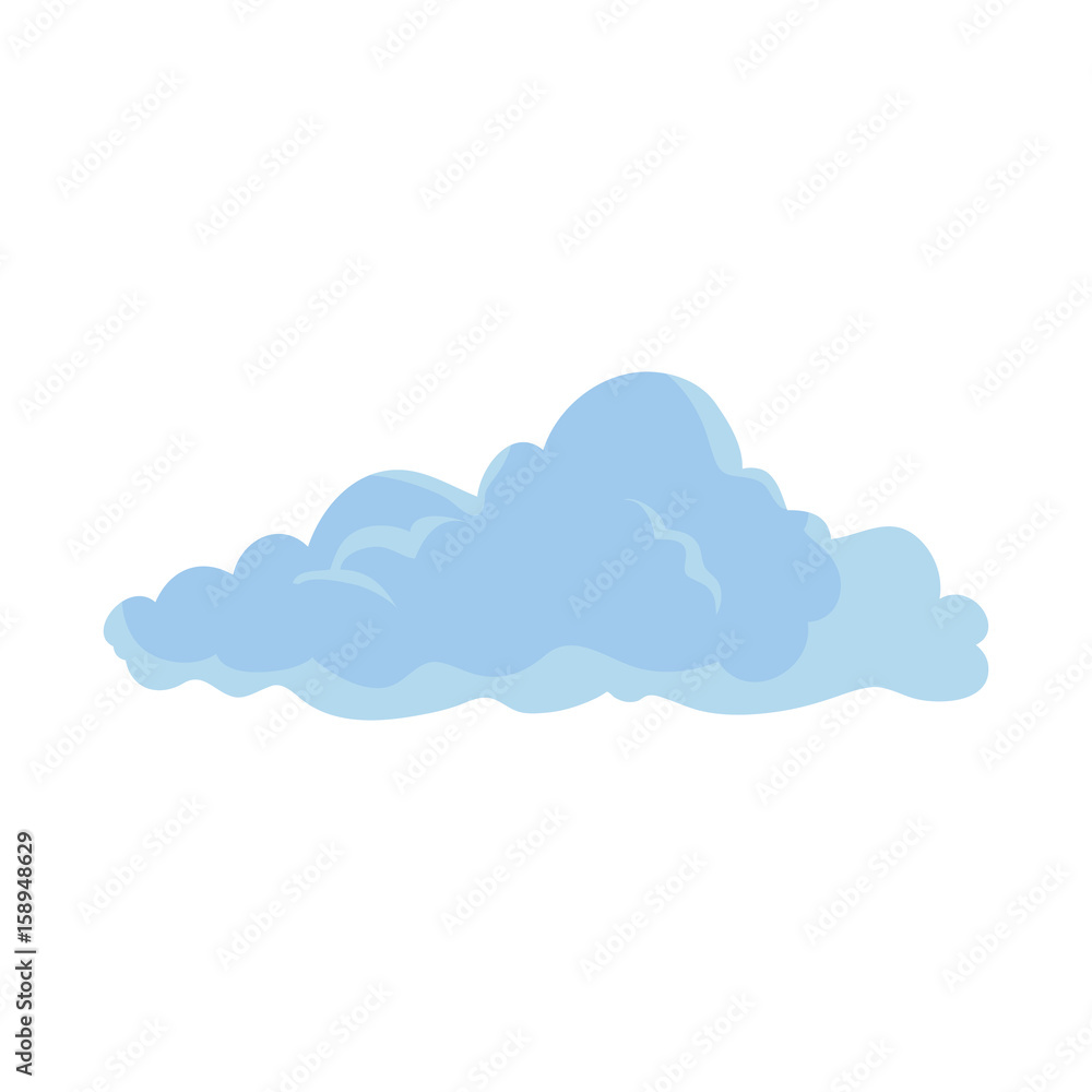 cloud icon over white background vector illustration cloud icon over white background vector illustration