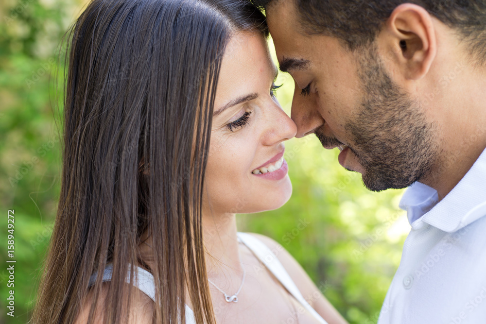 Love and tenderness, young couple in love Love and tenderness, young couple in love