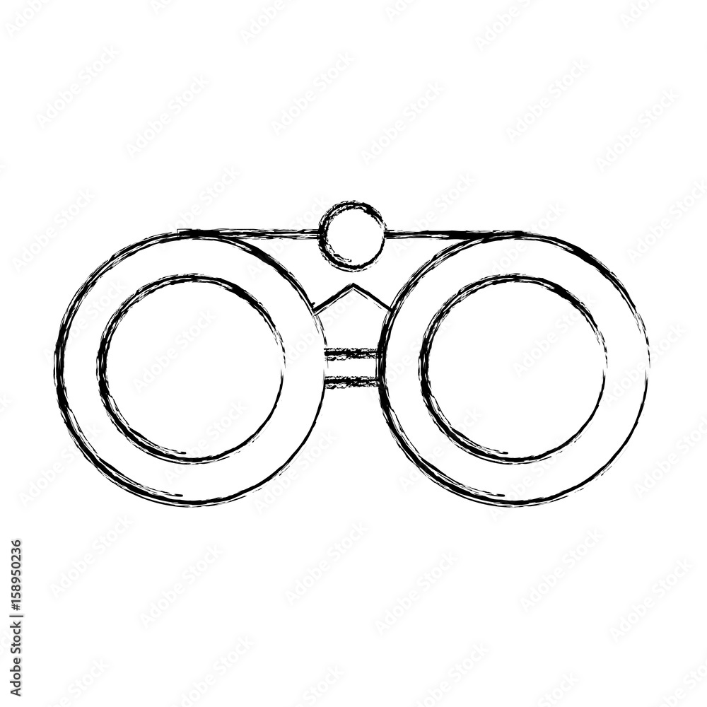 sketch draw binoculars cartoon vector graphic design sketch draw binoculars cartoon vector graphic design