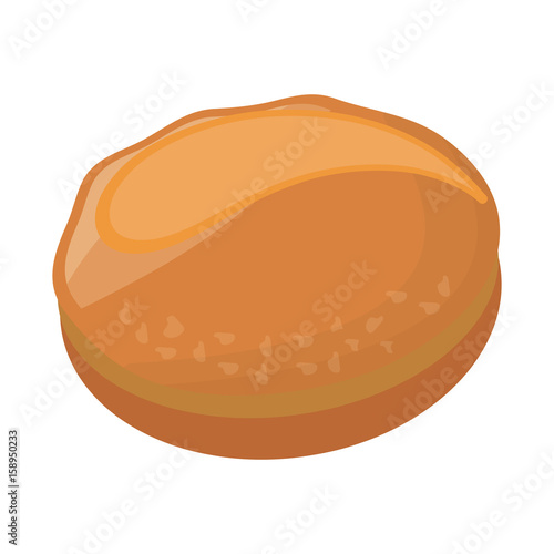 dinner roll loaf vector illustration graphic design icon