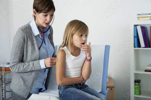 Canvas Print Auscultation, child