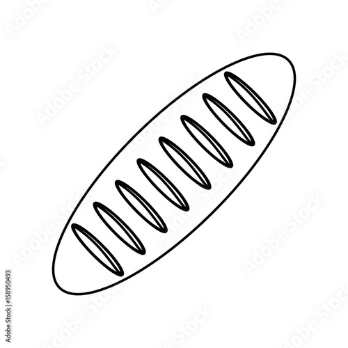 dinner roll loaf vector illustration graphic design icon