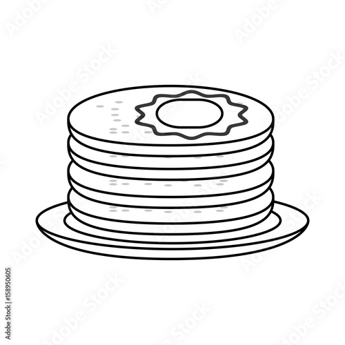 dinner roll loaf vector illustration graphic design icon