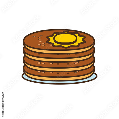 dinner roll loaf vector illustration graphic design icon