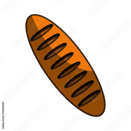 dinner roll loaf vector illustration graphic design icon
