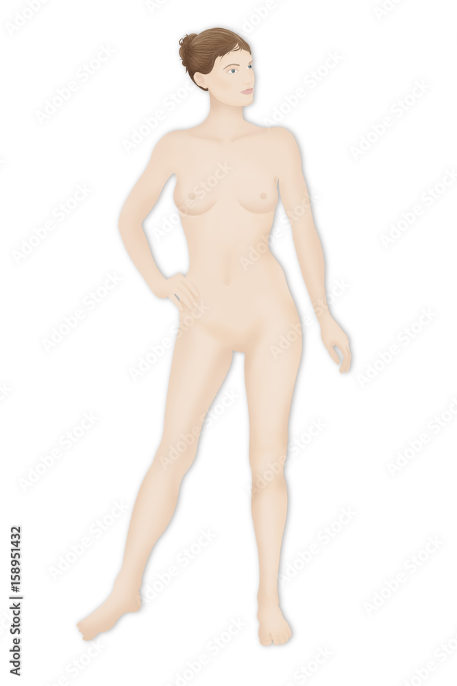 Fototapeta premium Silhouette of a woman