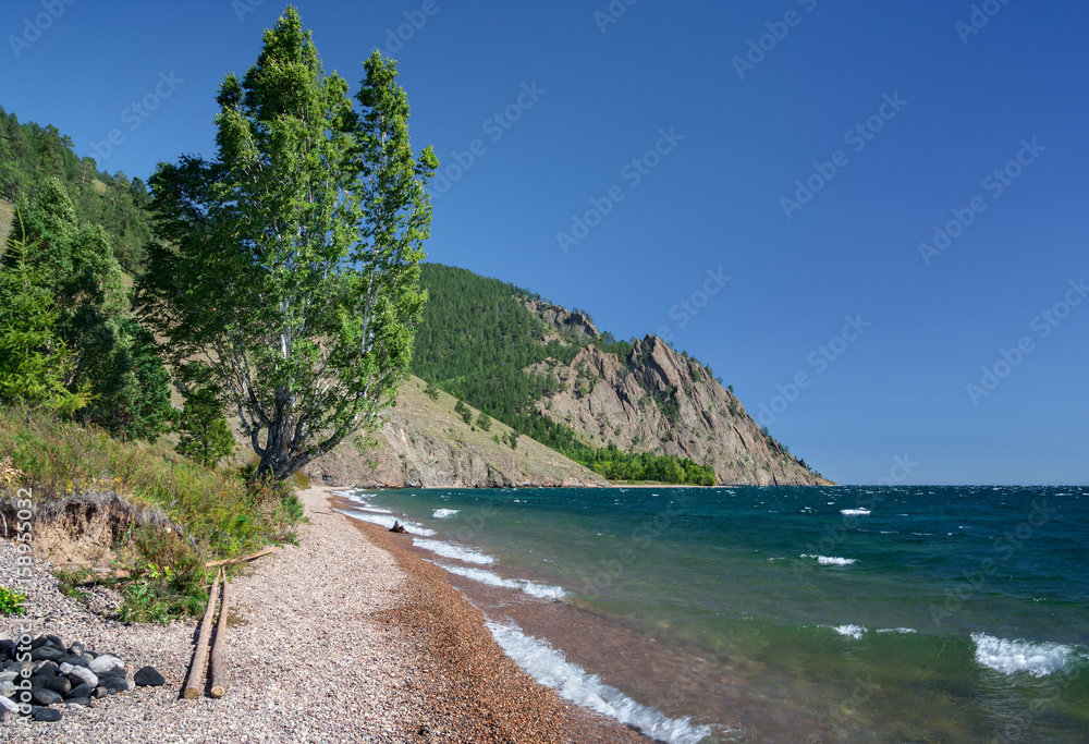 Cliff Clipper on Lake Baikal in Eastern Siberia
