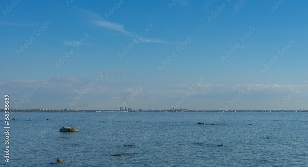 Tallinn view from the sea