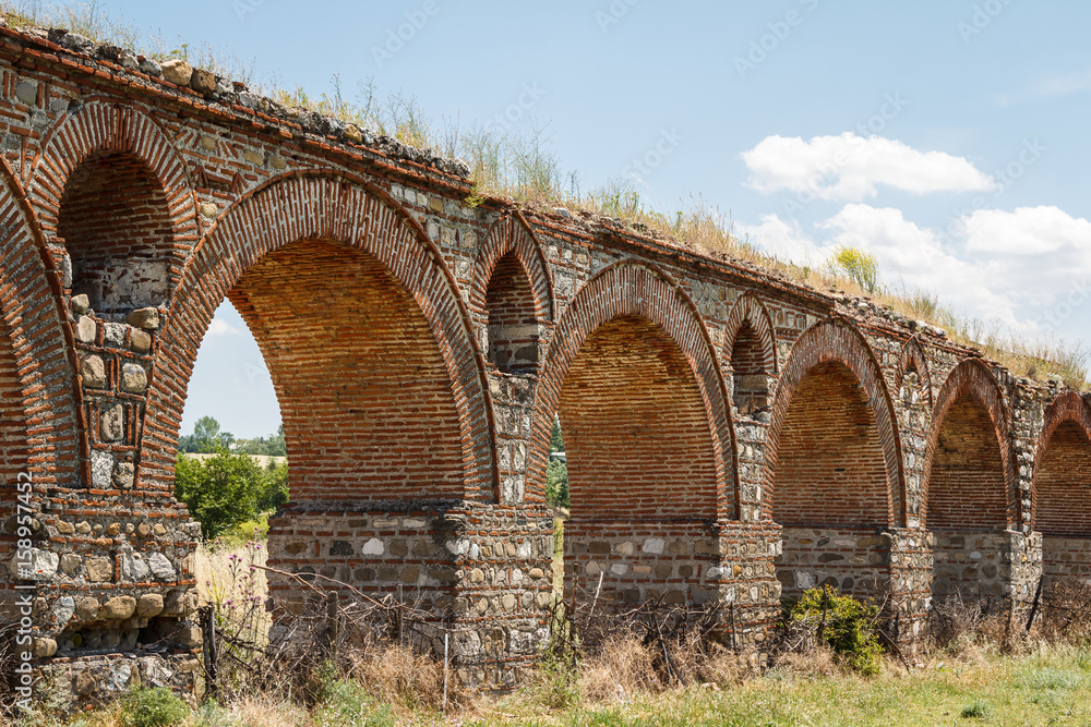 Ancient Roman aqueduct near Skopje, Macedonia (FYROM)