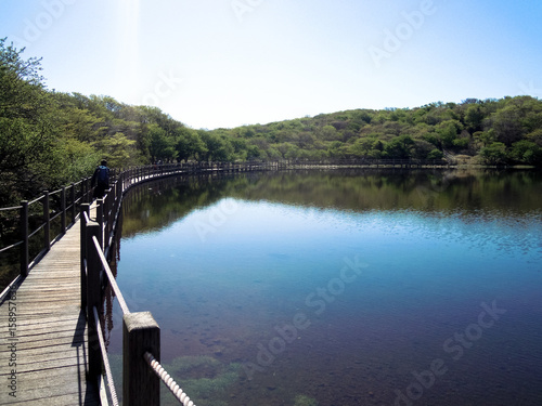 Wallpaper Mural On top of the Volcano Halasan, Jeju Island, South Korea Torontodigital.ca