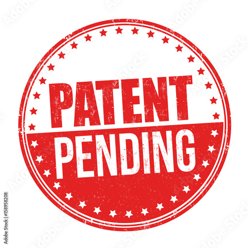 Patent pending sign or stamp