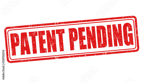 Patent pending sign or stamp