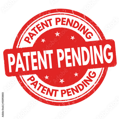 Patent pending sign or stamp