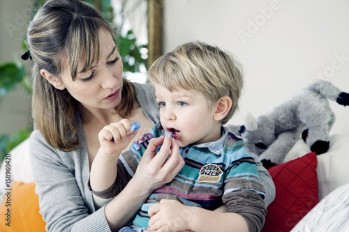 Canvas Print Homeopathy, child