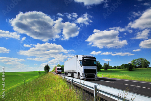 TRuck on the road