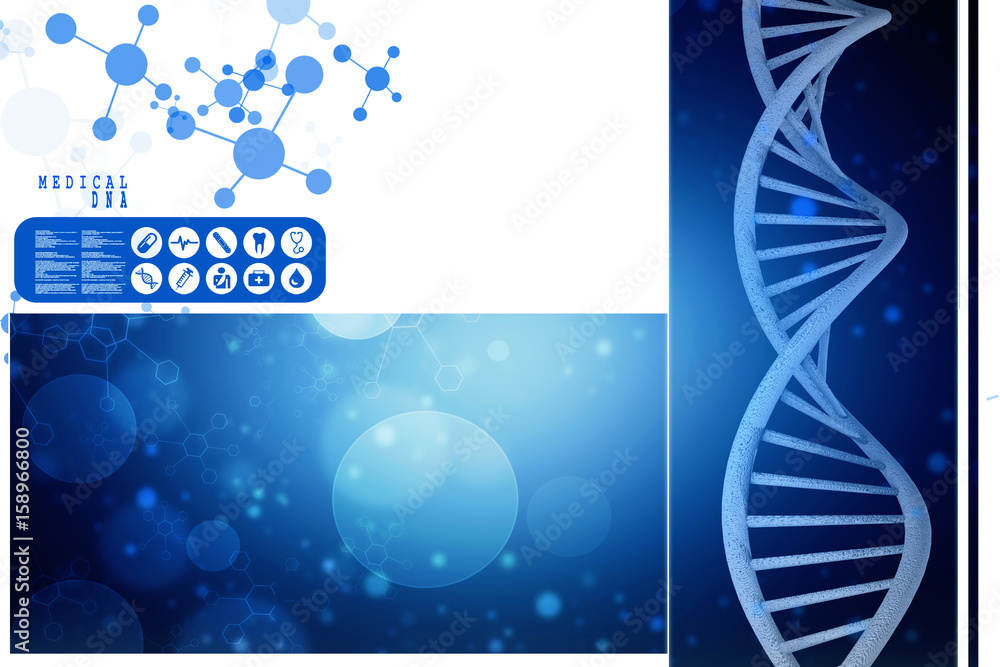 dna structure, abstract background