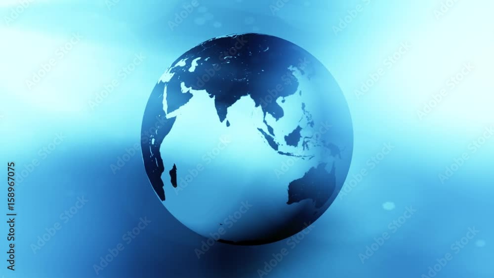 revolving earth globe news style background revolving earth globe news style background