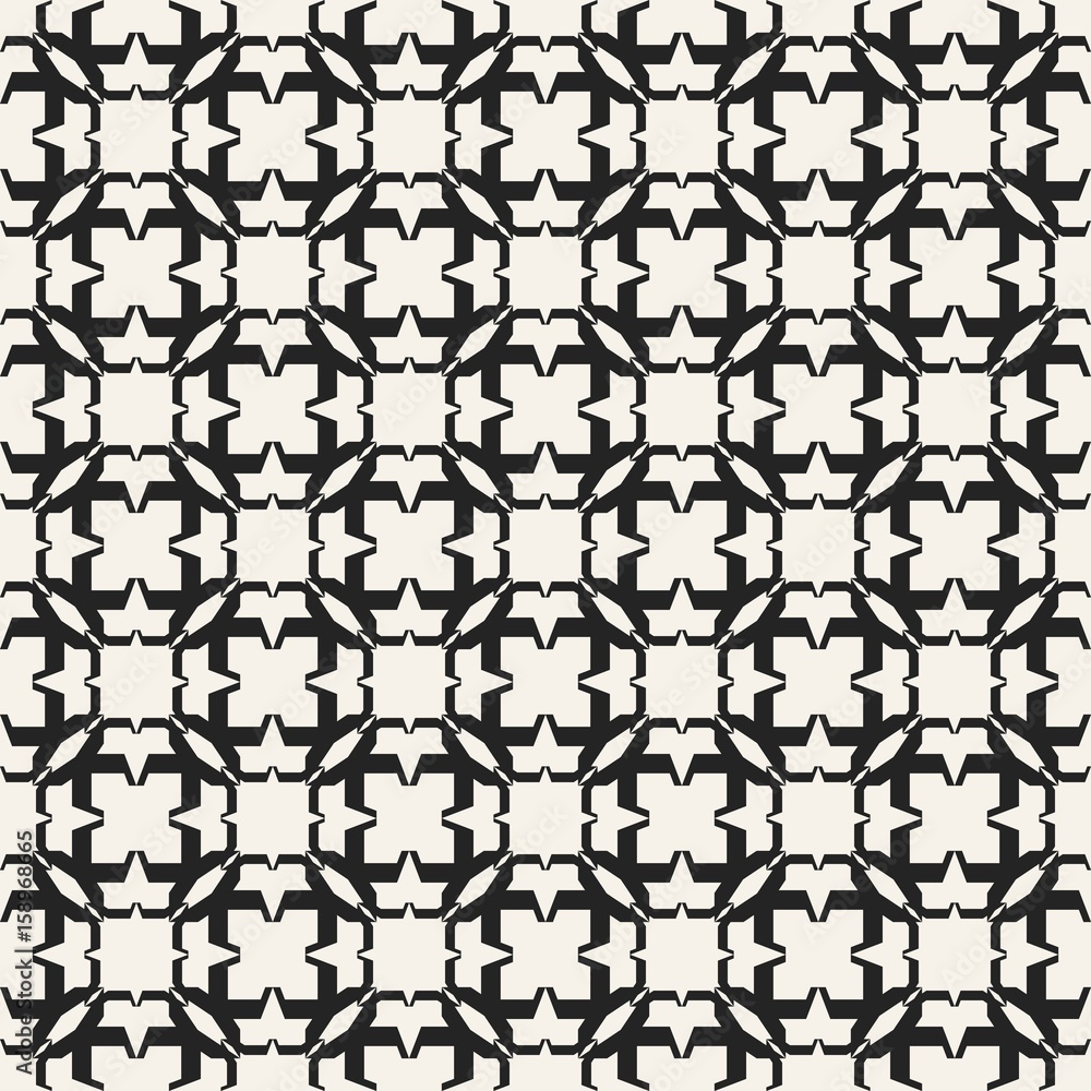 Abstract concept vector monochrome geometric pattern. Black and white minimal background. Creative illustration template. Seamless stylish texture. For wallpaper, surface, web design, textile, decor. Abstract concept vector monochrome geometric pattern. Black and white minimal background. Creative illustration template. Seamless stylish texture. For wallpaper, surface, web design, textile, decor.