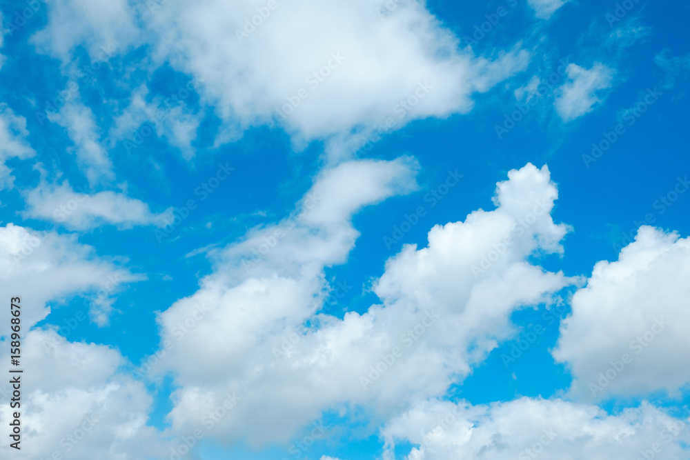 Obraz premium soft cloud with blue sky for backdrop background