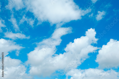 Fototapeta Naklejka Na Ścianę i Meble -  soft cloud with blue sky for backdrop background