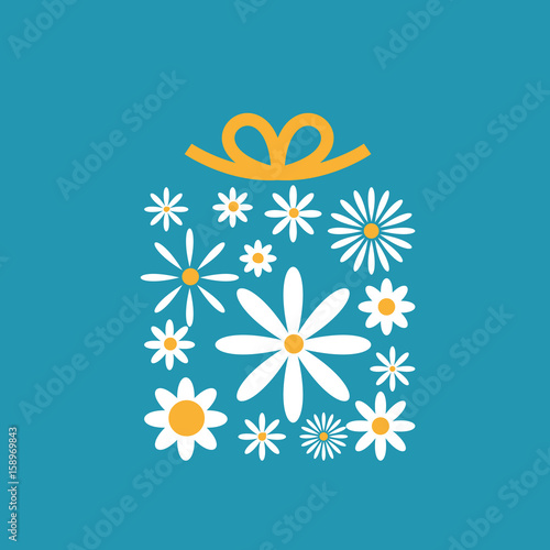 cadeau fleur concept
