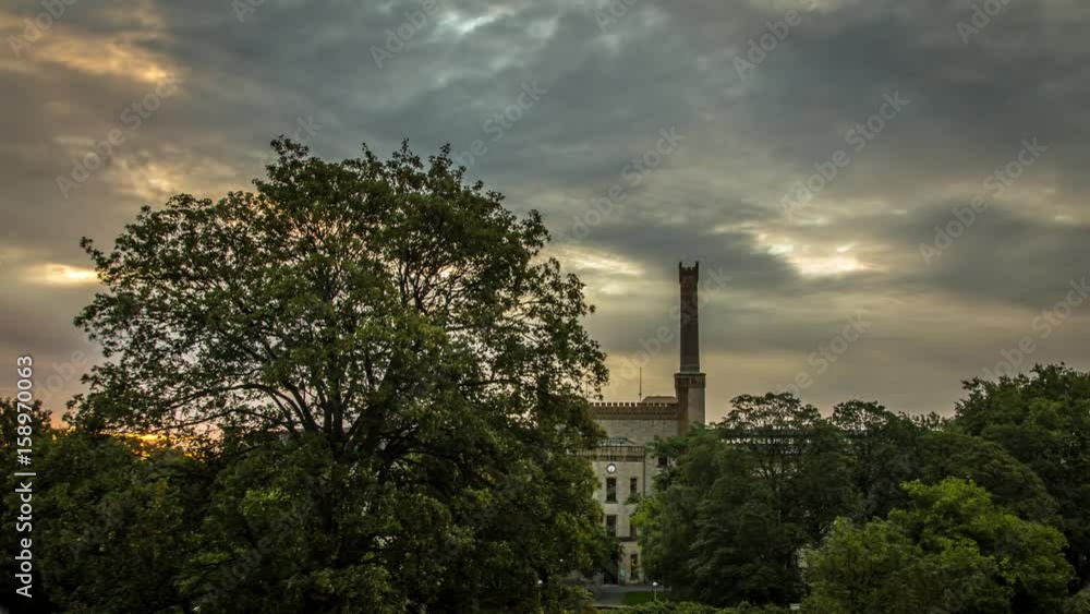 Sonnenaufgang Ravensberger Spinnerei Zeitraffer Timelapse