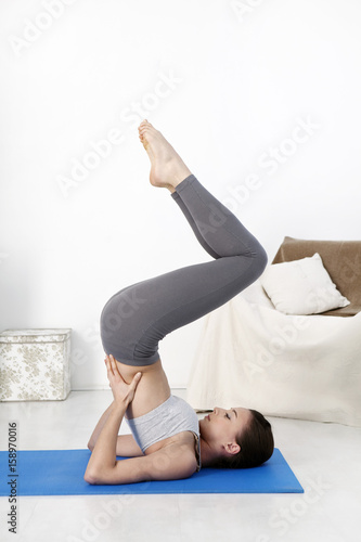 Yoga, woman
