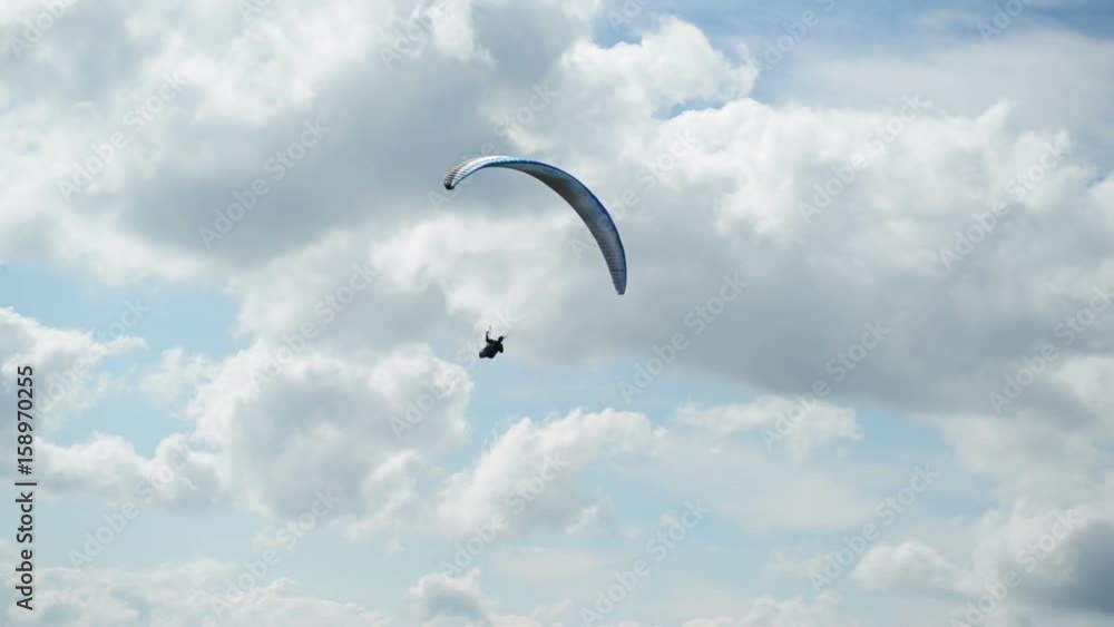 Following Parachute silhouette Following Parachute silhouette