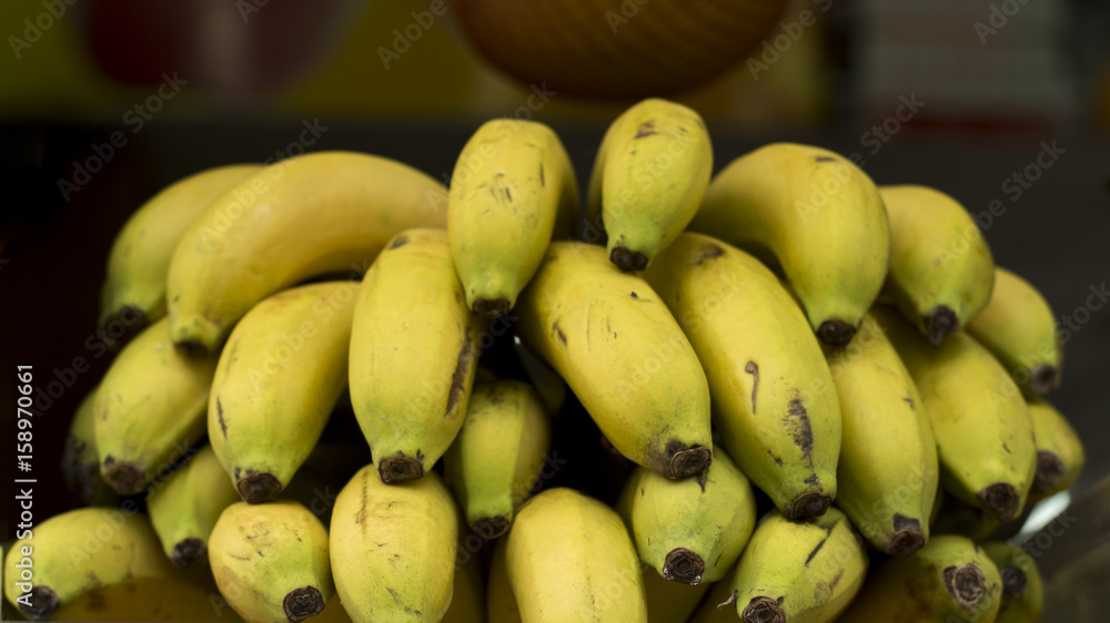 Organic Bananas in a basket