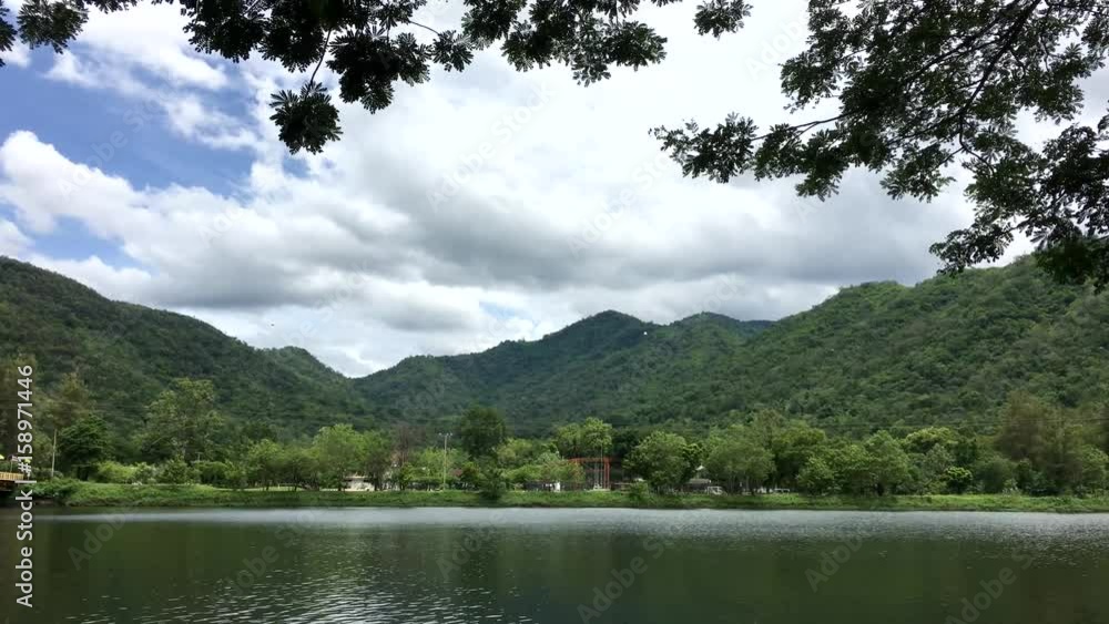 Ping river with beautiful mountain at Bhumibol Dam , Tak, Thailand Ping river with beautiful mountain at Bhumibol Dam , Tak, Thailand