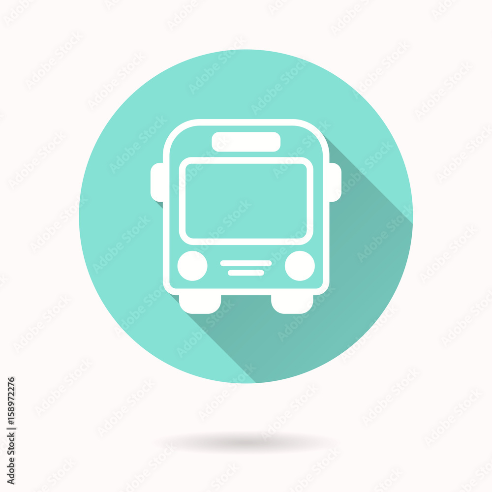 Bus vector icon.