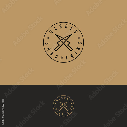 Sharpening service logo