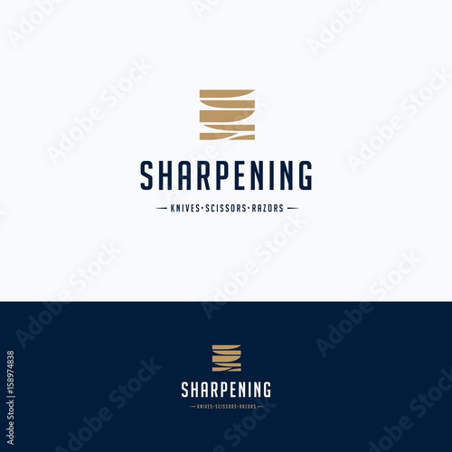 Sharpening service logo