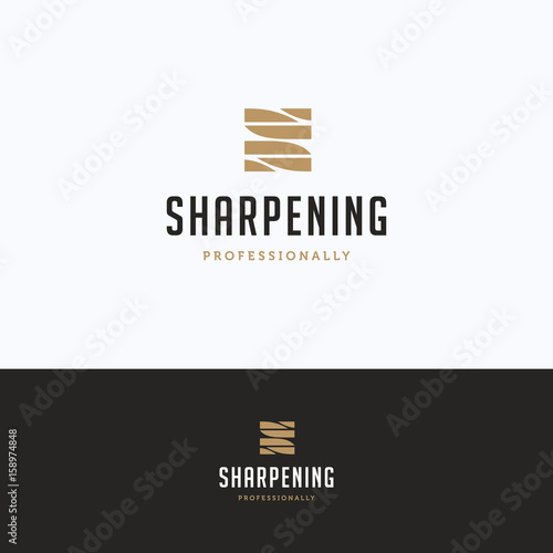 Sharpening service logo