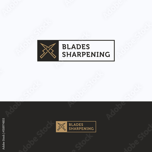Sharpening service logo