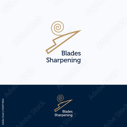 Sharpening service logo