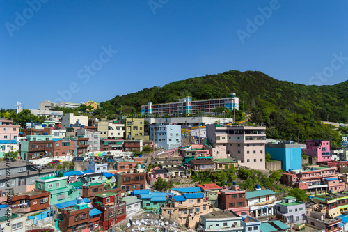 view of Gamcheon culture village at Busa, South Korea © anney_lier