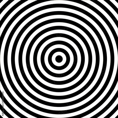 Concentric abstract circle pattern.   Vector