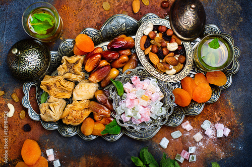 Ramadan Kareem holiday table