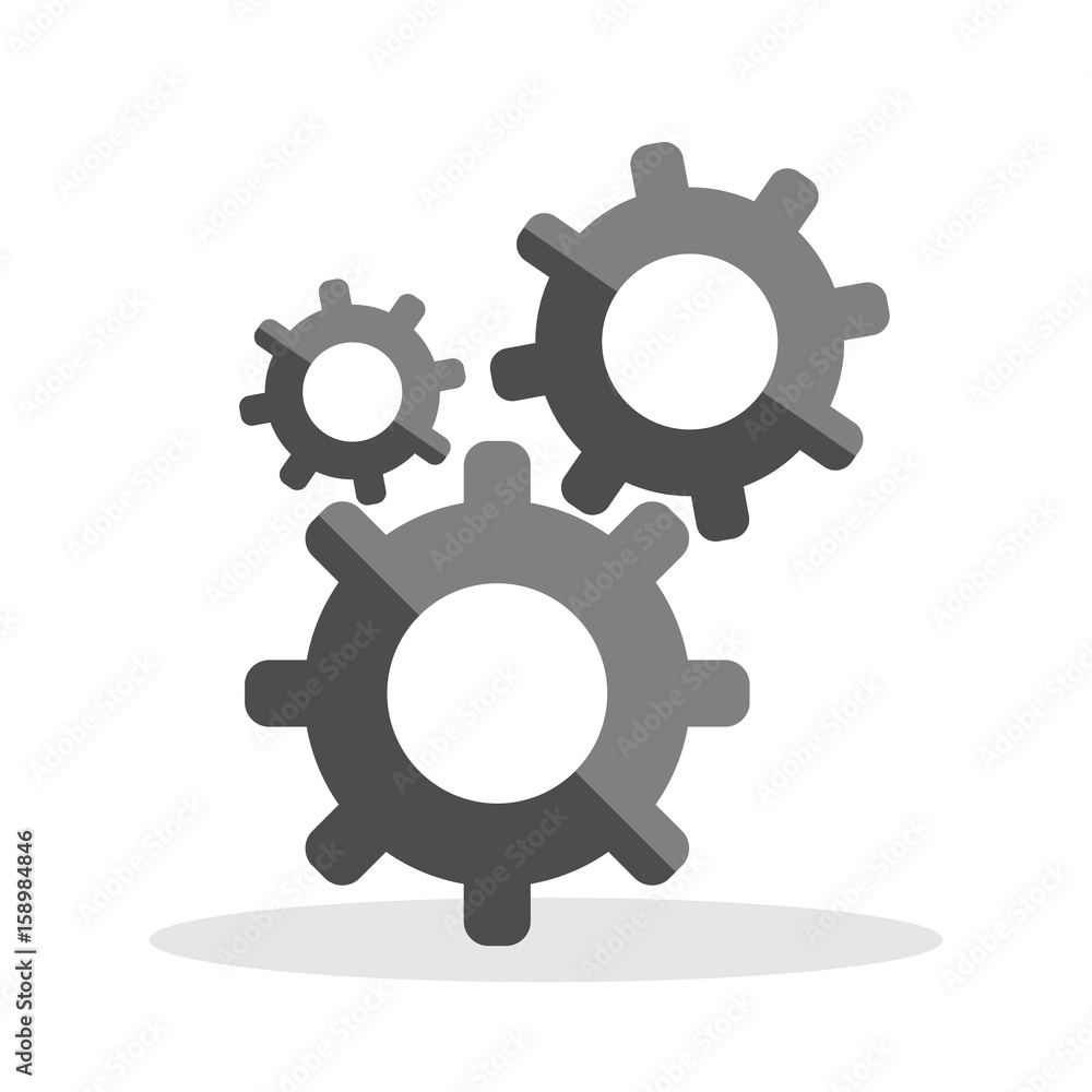 Settings icon. Settings icon.