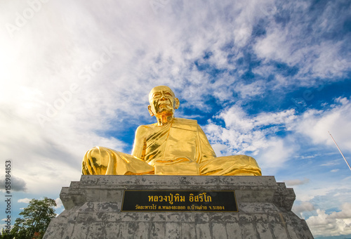 Lung Pu Tim statue, Ra Harn Rai temple, Rayong, Thailand