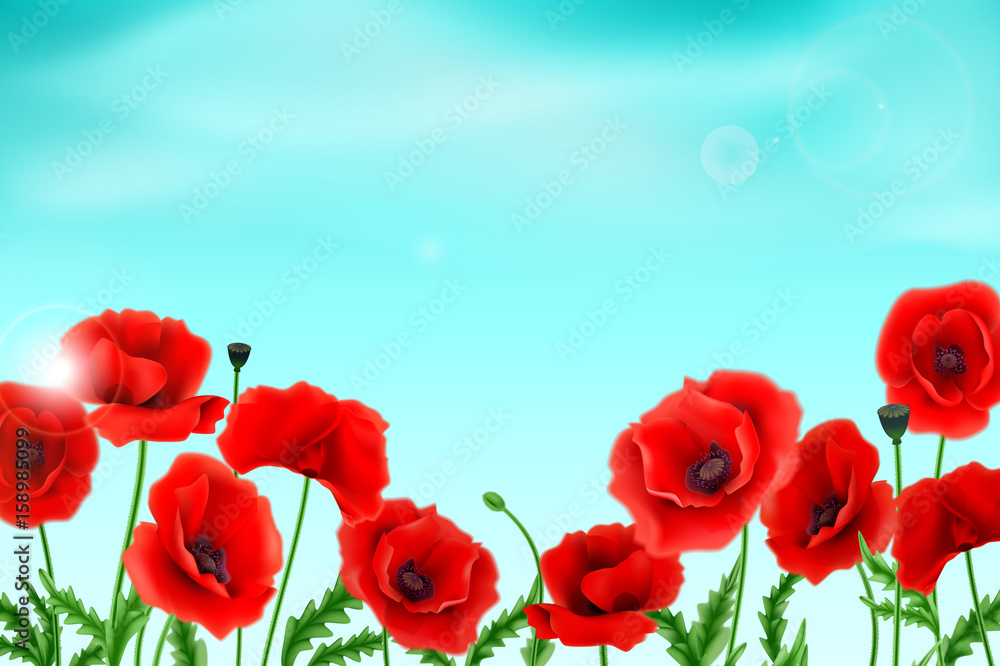 Obraz premium Greeting card with Alstroemeria can be used as invitation card for wedding, birthday and other holiday and summer background. Vector illustration.