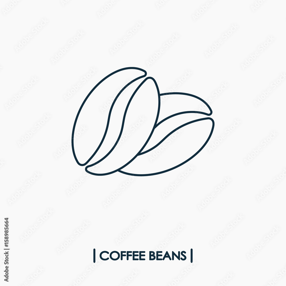 Coffee beans icon Coffee beans icon