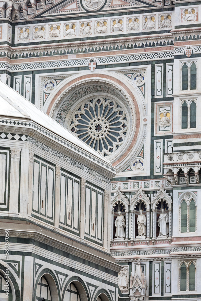 Fototapeta Basilica di Santa Croce in Florence city