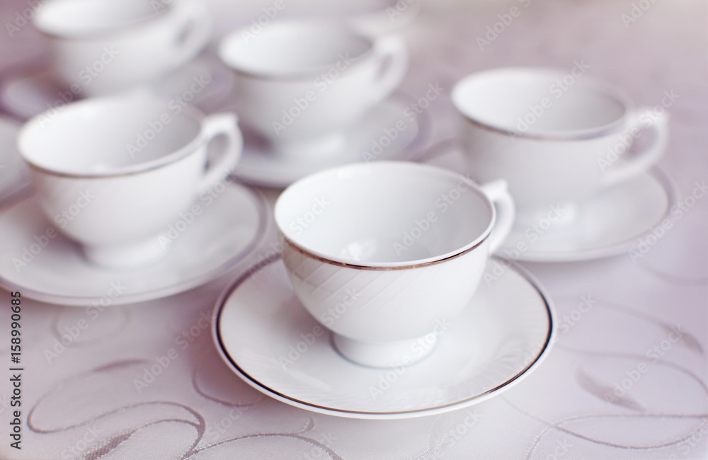 Set of tea cups