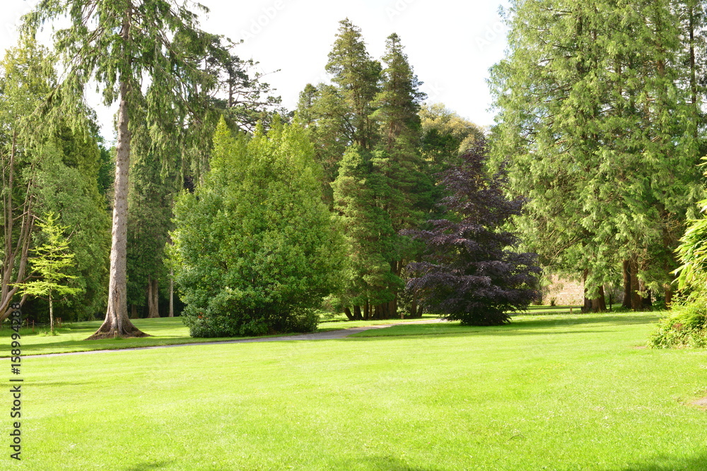 The gardens at Woodstock in Ireland
