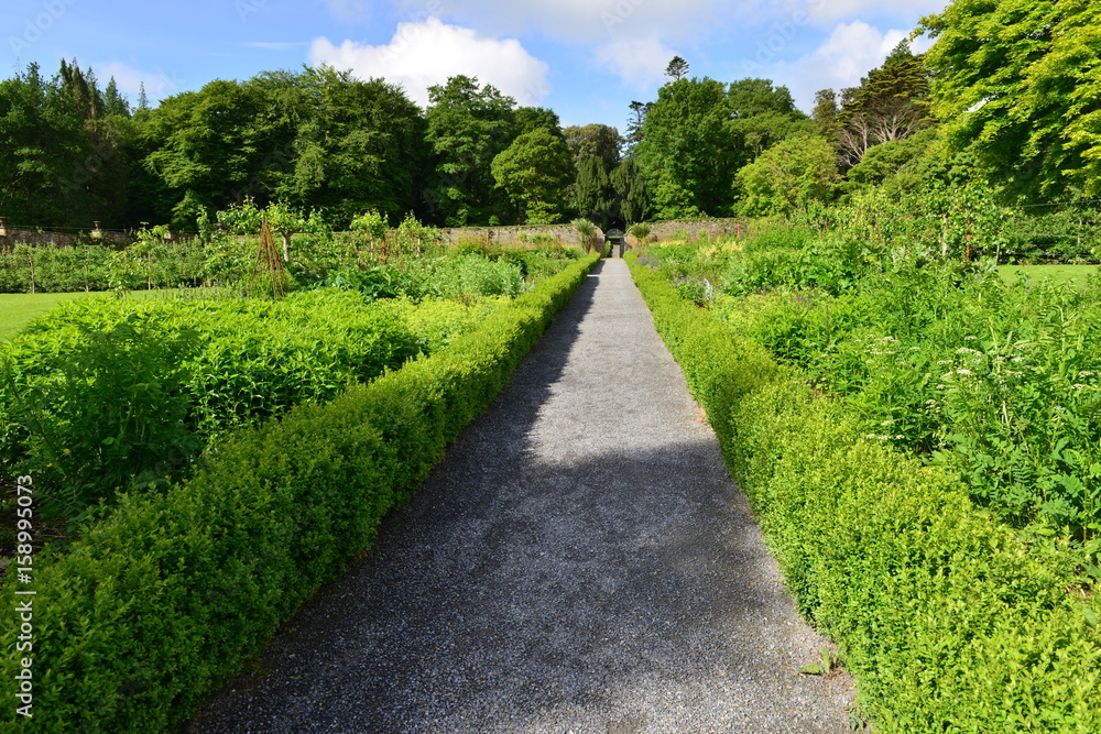 The gardens at Woodstock in Ireland
