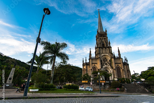 Cathedral of St. Peter of Alcantara in Petropolis City in Brazil photo